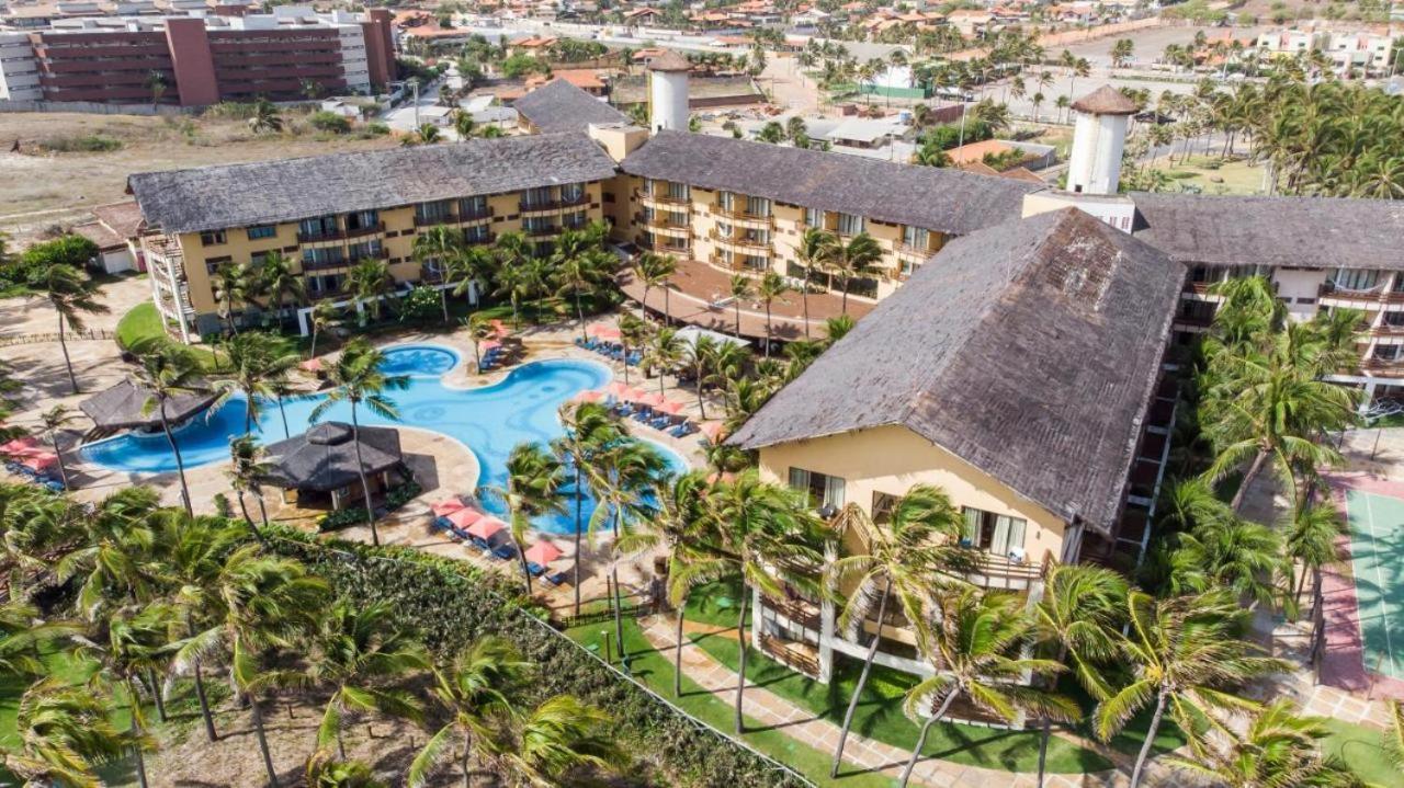 Apartamento Resort Ao Lado Do Parque Aquatico Porto Das Dunas - Pe Na Areia- Terreo Aquiraz Dış mekan fotoğraf